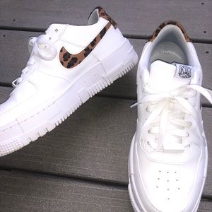 Air Force 1 Pixel w/ Leopard Swoosh